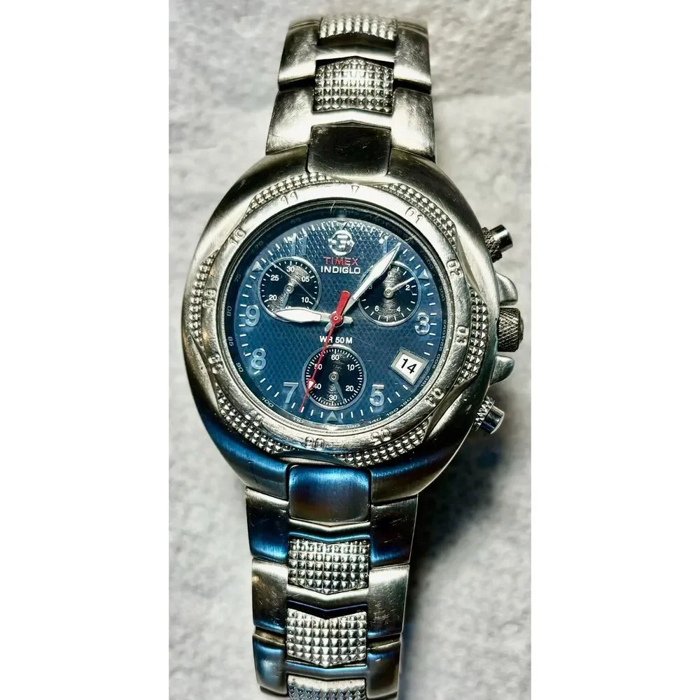 Vintage 2000s Timex Expedition Men's Chronograph ⏱️